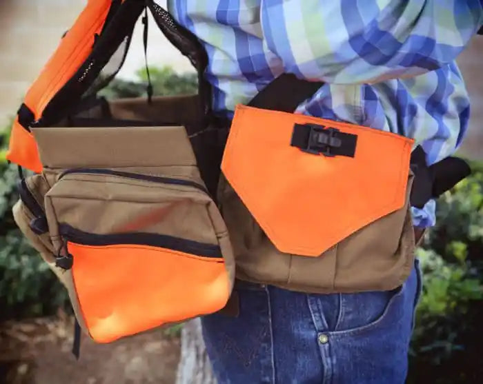 Quilomene Shell Pouch 8x8 | Blaze & Coyote Brown