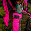 Water Bottle Pouch - Structured Top | Blaze Pink & Olive