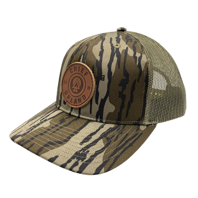 Snapback Hat Bottomland Loden Leather Roundel Chief Upland