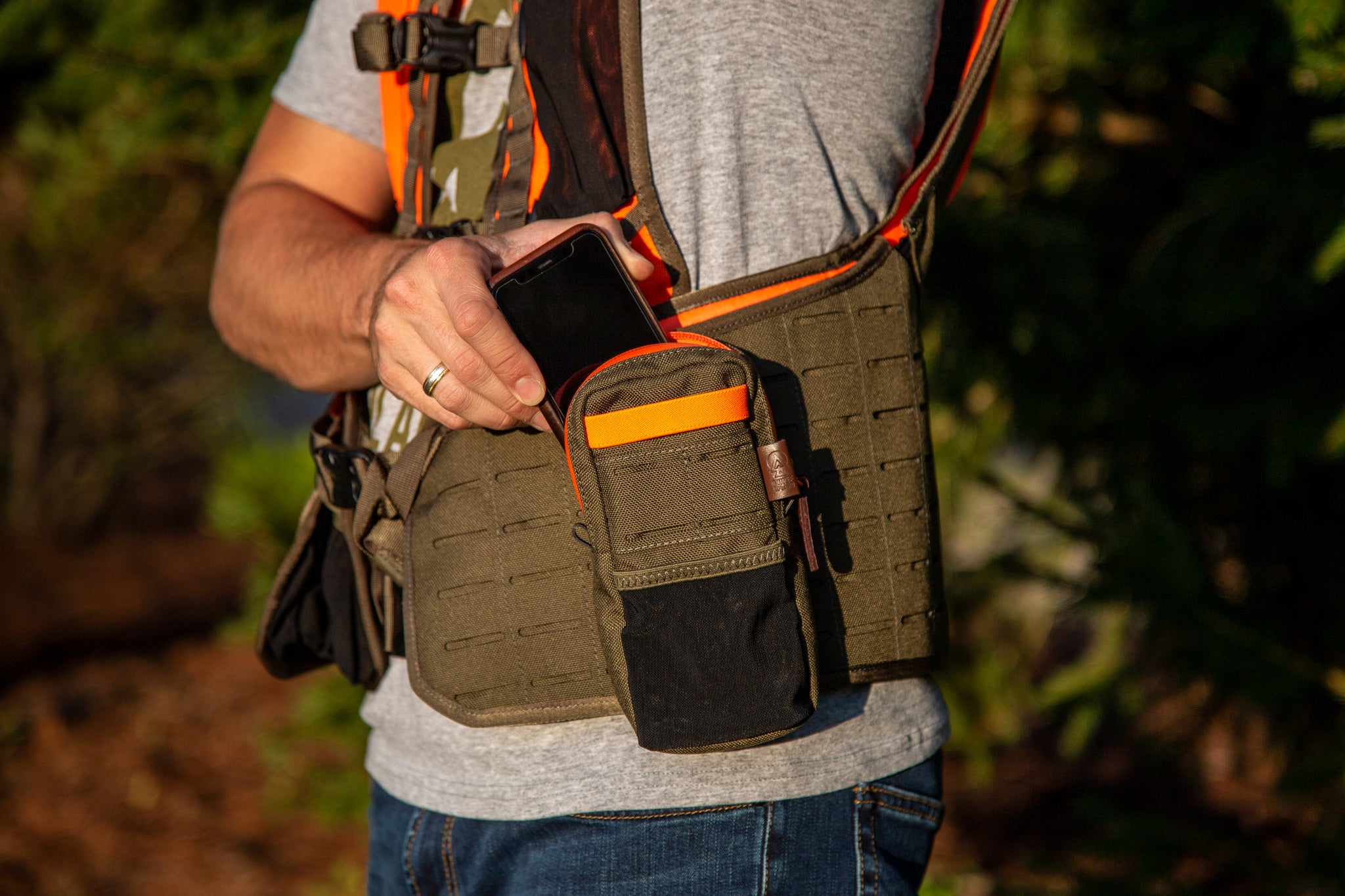 Waterproof Electronics Pouch | Blaze & Coyote Brown (NEW!)