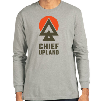 Chief Upland™ Icon Long Sleeve T - Heather Gray