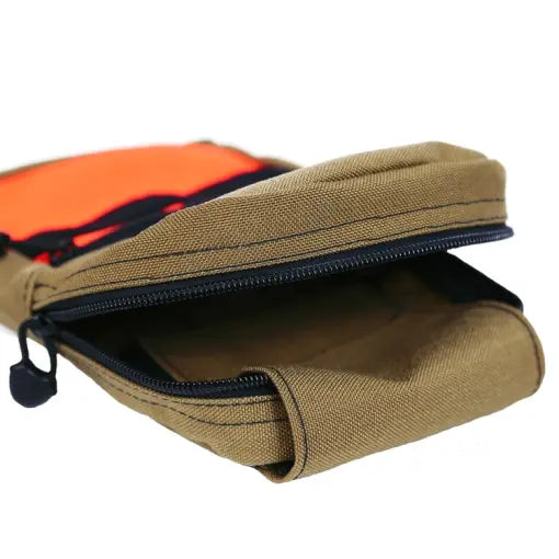 Q5 Zippered Shell Pouch 6x10 | Coyote Brown