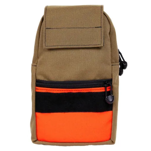 Q5 Zippered Shell Pouch 6x10 | Blaze & Coyote Brown – Chief Upland