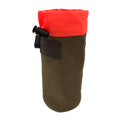 Water Bottle Pouch - Cord Lock | Blaze & Coyote Brown