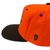 God Bless Bird Dogs | America 250 - Twill Snapback Hat - Blaze Orange/Brown Waxed