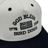 God Bless Bird Dogs | America 250 - Twill Snapback Hat - Stone/Black