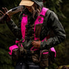 Over/Under Vest | Blaze Pink & Olive