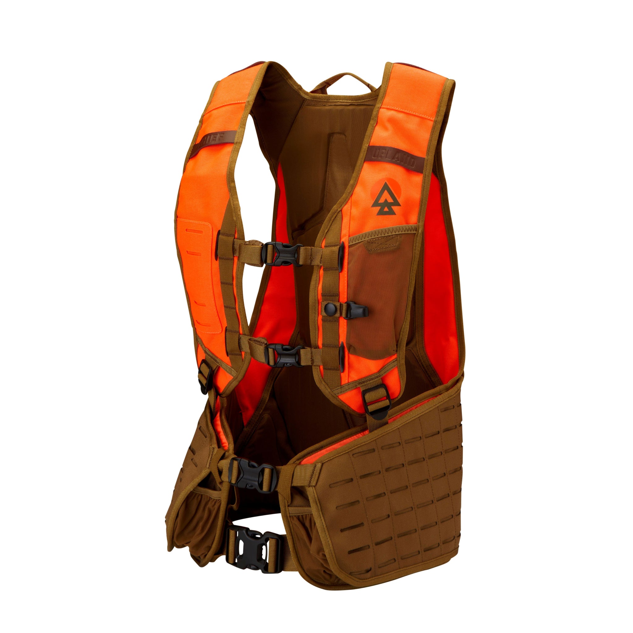 Best Upland Upland Bird Vest With Hydration Over/Under Vest Blaze