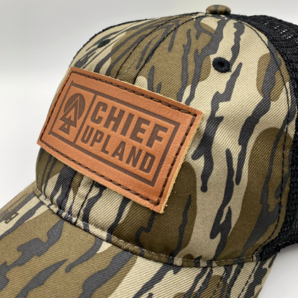 Relaxed-Fit Hat - Bottomland/Black - Leather Shell Patch
