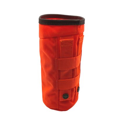 (NEW!) Water Bottle Pouch - Structured Top | Full Blaze Orange