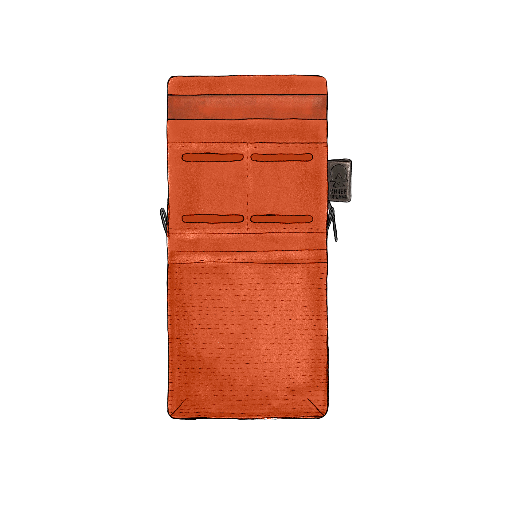 Waterproof Electronics Pouch | Full Blaze Orange (NEW!)