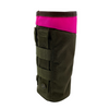 Water Bottle Pouch - Structured Top | Blaze Pink & Olive