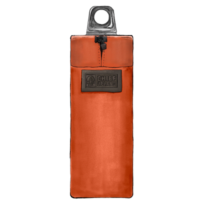 Water Bottle Pouch - Cord Lock | Full Blaze Orange